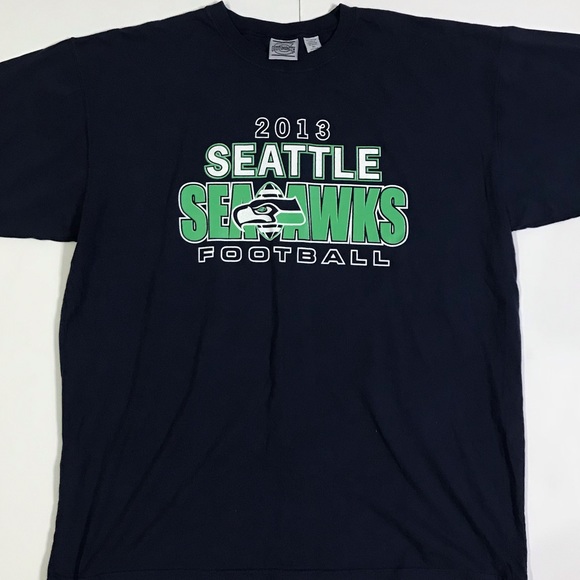 2013 Seattle Seahawks Football T Shirt. Size XL - Picture 1 of 5